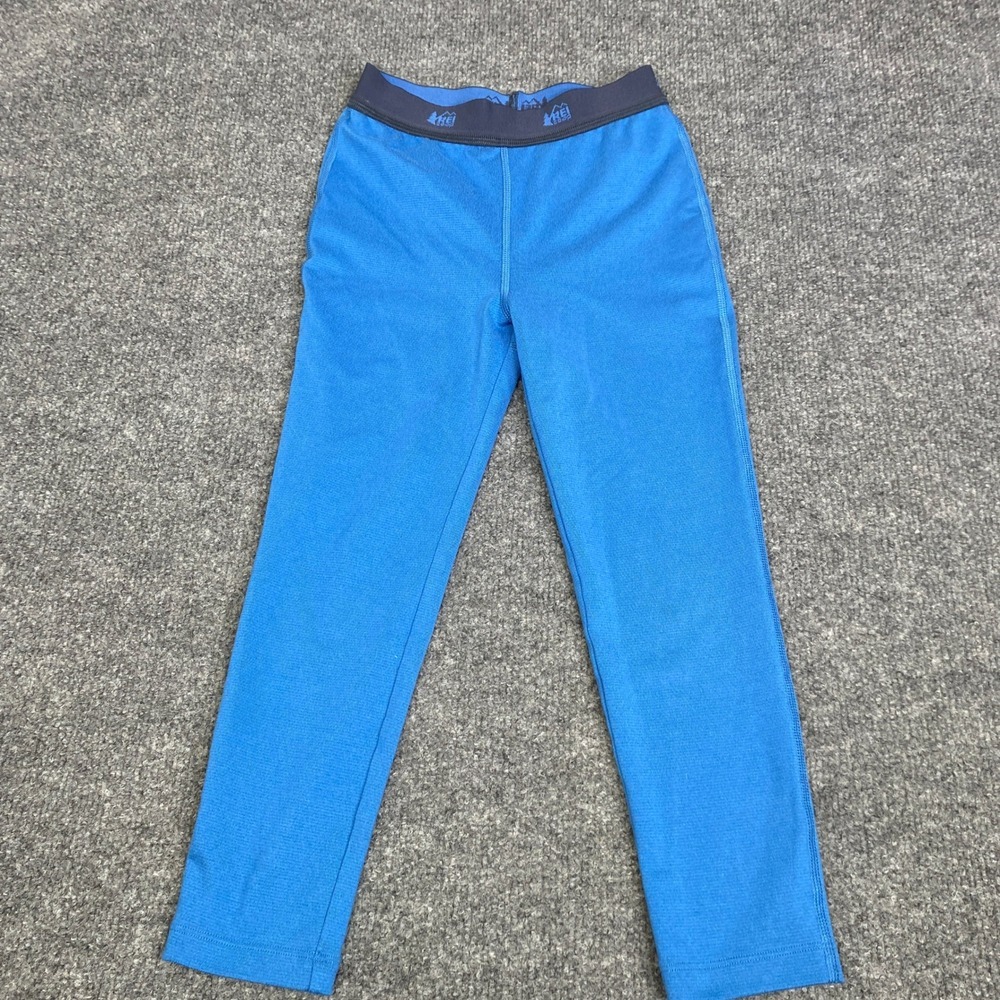 REI Co-op Kids XXSmall 4-5 Blue Base Layer Bottoms Leggings Performance Tights